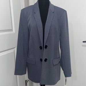 Calvin Klein Open Front Blazer